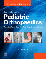 Tachdjian&#039;s Pediatric Orthopaedics