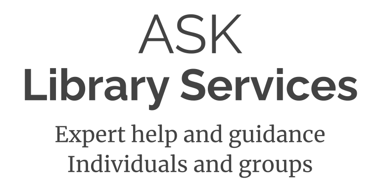 Request Library Services for literature searches and literature reviews