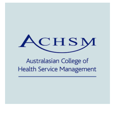 Australasian College of Health Services Management logo